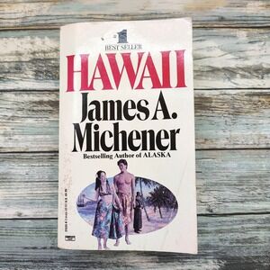 Hawaii by James A‎ Michener Vintage 1992 Paperback PB
